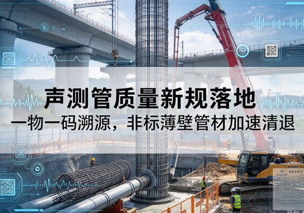 红安声测管质量新规落地，一物一码溯源，非标薄壁管材加速清退